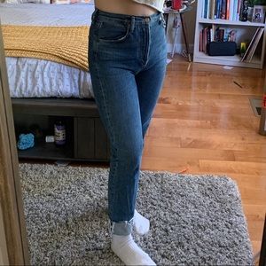 AGOLDE Straight Dark Jeans